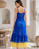 Azure Bloom Layered Dress - Image 8