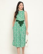 Flora midi dress