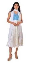 Regal Flared Ensemble Dress