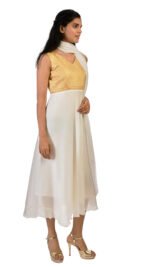 Brocade Flared Dress - Image 3