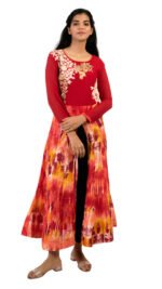 Printed Flared Maxi Dress