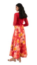 Printed Flared Maxi Dress - Image 2