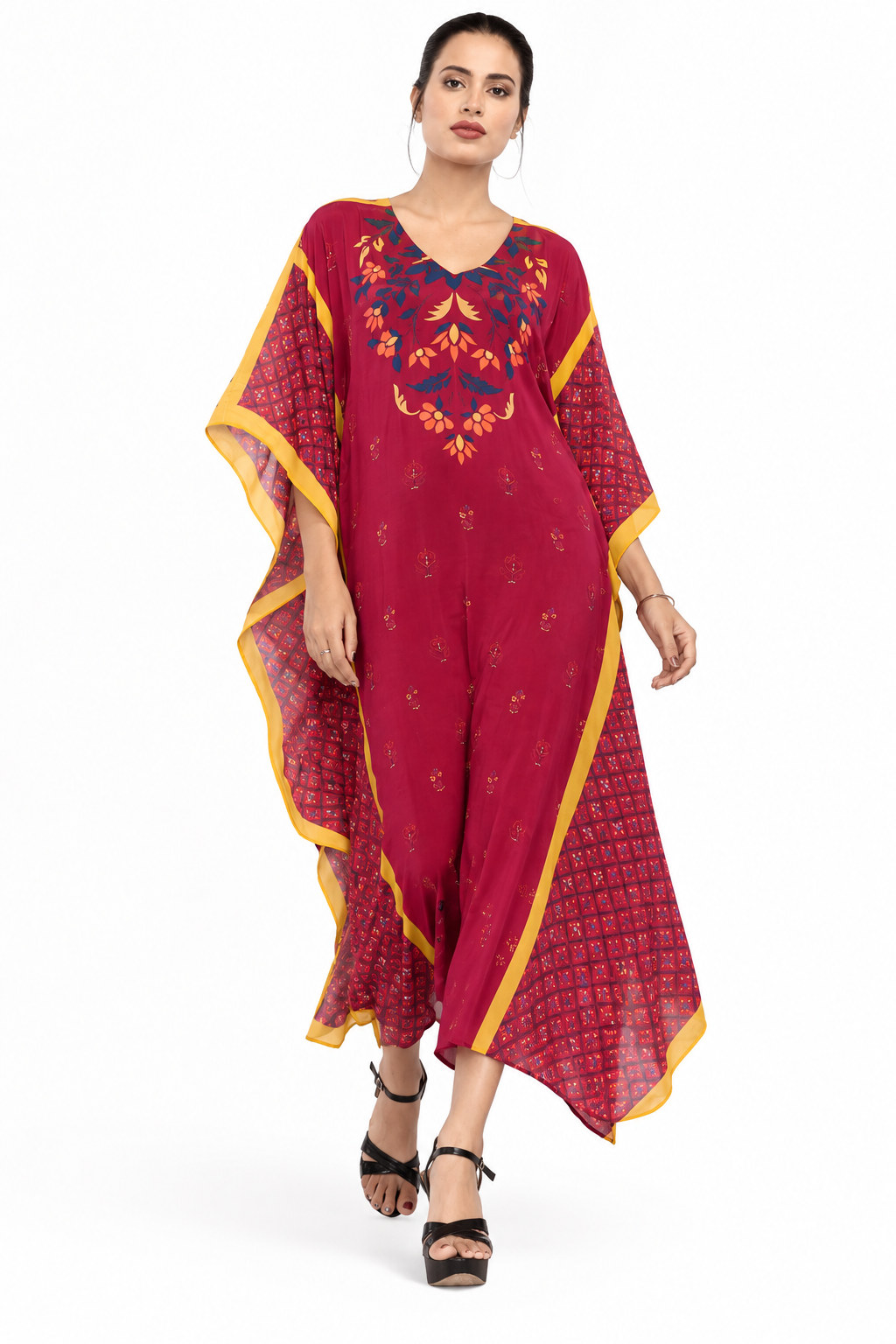 ChatGPT Image Sep 17, 2026, 02_39_02 PM Printed Kaftan - Image 1