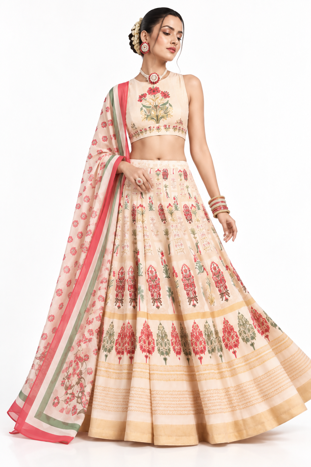 ChatGPT Image Sep 17, 2026, 02_51_36 PM Designer Printed Lehenga Set - Image 1