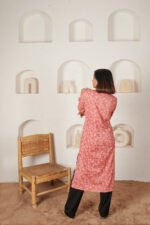 Pink Floral Kurta - Image 2