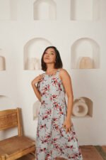 Floral Midi Dress - Image 4