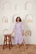 Floral Charm Midi Dress - Image 4