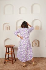 Floral Charm Midi Dress - Image 2