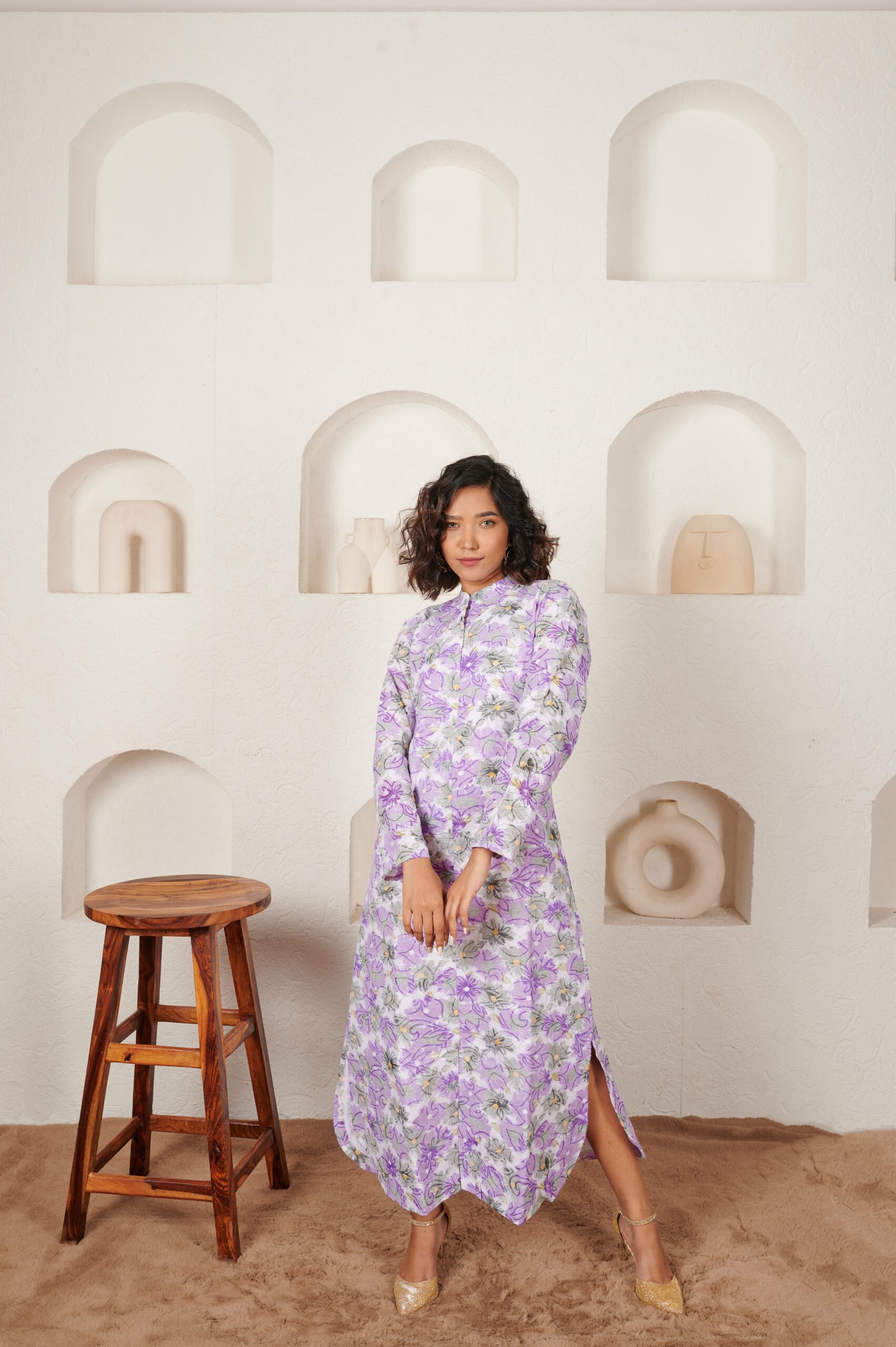 ANKIT MOURYA Floral Elegance Maxi Dress - Image 1