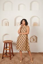 Floral Print A-Line Dress - Image 4