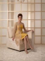 Pep- Women's Mustard Gold Dress - Image 2