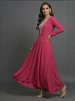 Glam- Women's Honey Pink Dress - Image 2